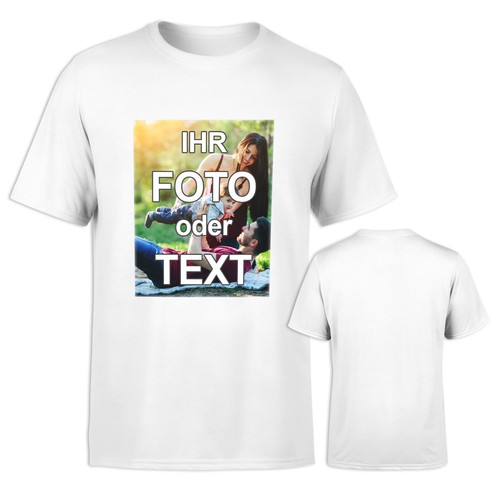 Camiseta diseño propio * estampado a todo color por una cara * con foto texto logotipo - Imagen 4 de 16
