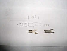 10x Vintage Spade Lug Telephone Cord Phone Radio Terminal