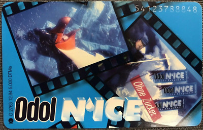 O 2763 12.94 3 DM Odol N'ICE Film Design Art Film Cinema 5000 Ex. New***Mint***