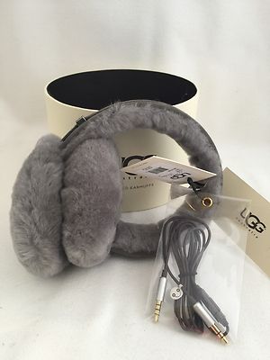 NWT UGG® Australia Tech Earmuffs Shearling/Sheepskin, Gray | eBay