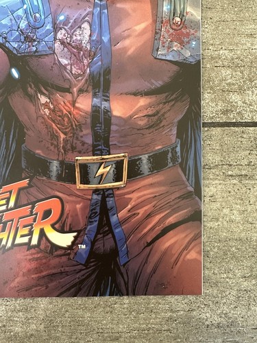 Street Fighter Omega #1 Trade M. Bison Tyler Kirkham Signed w/ COA LTD to 500 - Picture 5 of 11