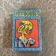 VINTAGE RARE OLD MAID PLAYING CARDS GAME NURSERY RUSSELL VOL.1 ,not Complete
