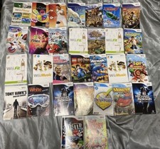 Nintendo Wii Manuals Only Lot of 30