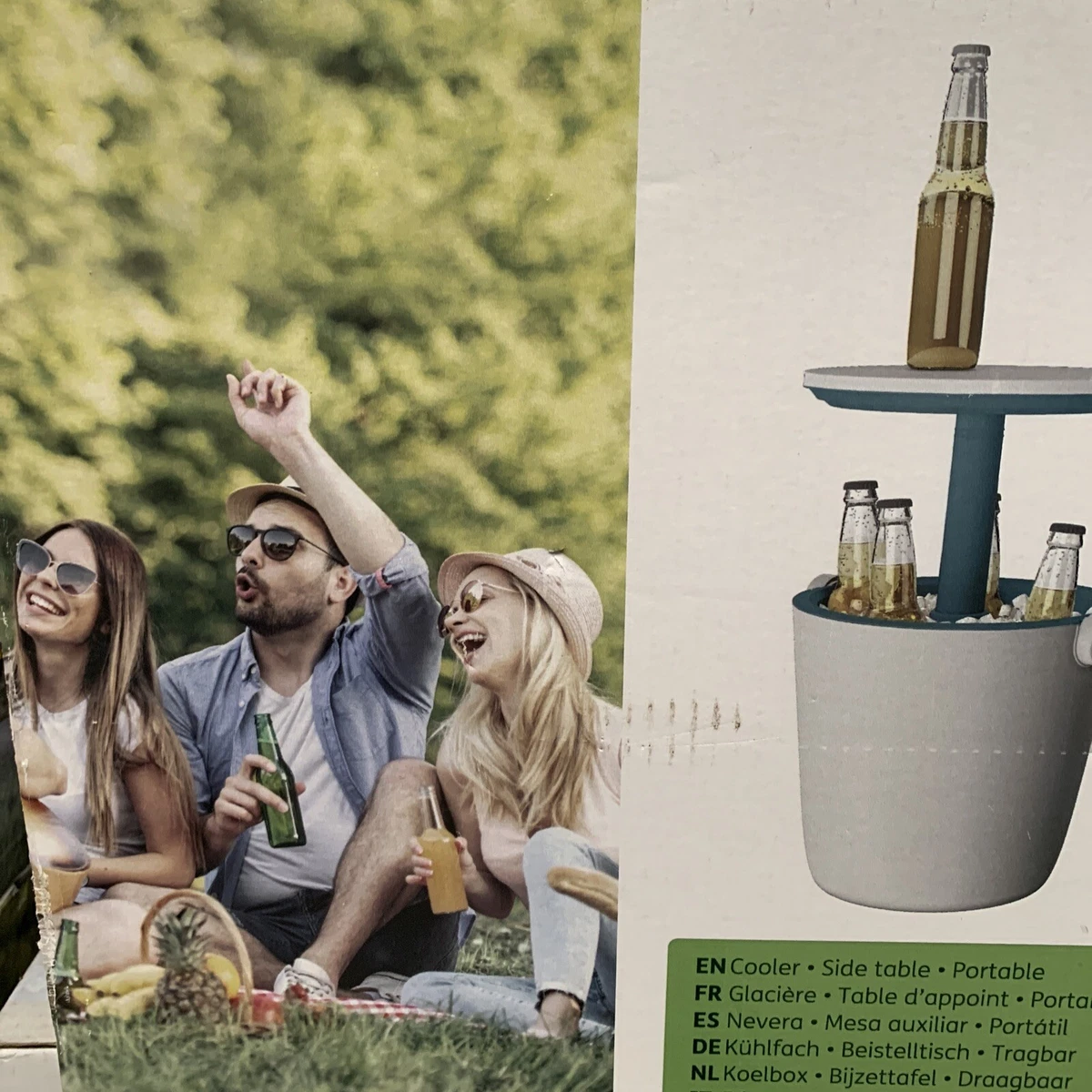Keter Go 16 litre cool bar portable ice box party table cooler New