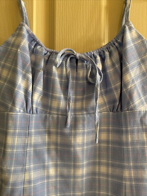 Brandy Melville Jennifer Plaid Dress Blue Size XS/S | eBay Brandy Melville Jennifer Plaid Dress Blue Size XS/S | eBay