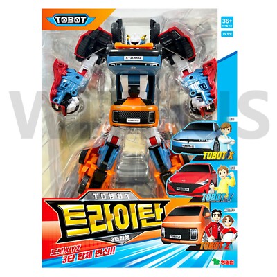 TOBOT V TRITAN Big Size Tobot X Y Z 3-Cars Integration Transformer