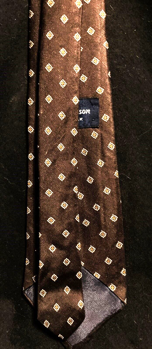 Neck Tie-All Silk Vintage 102 Madison 3.25" Width 54"Length Self-tie PET RESCUE View 2