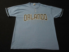 Vintage Russell Athletic Baseball Shirt Orlando Blue Men's Large XL