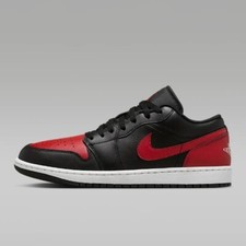 Nike Air Jordan 1 Low 'Black/Varsity Red' 553558-067 Expeditedship