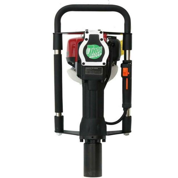 Thor Pd1004 Gas Powered 2.5 in Post Driver With Honda Gx35 4 Stroke
