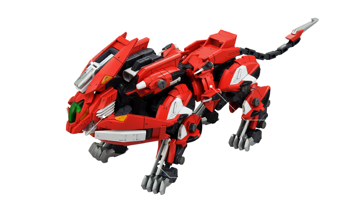 Takara Tomy RMZ-007 Trinity Liger ZOIDS plastic model from Japan