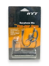 HYT Earphone Mic for Two-Way Radio Hi-fi Speaker, Soft and Comfortable Earplug