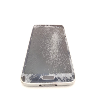 Defektes Samsung Galaxy S5 SM-G900F nur für Ersatzteile Reparaturen zerschlagenes Handy