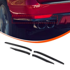 Glossy Black Rear Bumper Edge Strip Accessories Trim For Cadillac Escalade 2021+