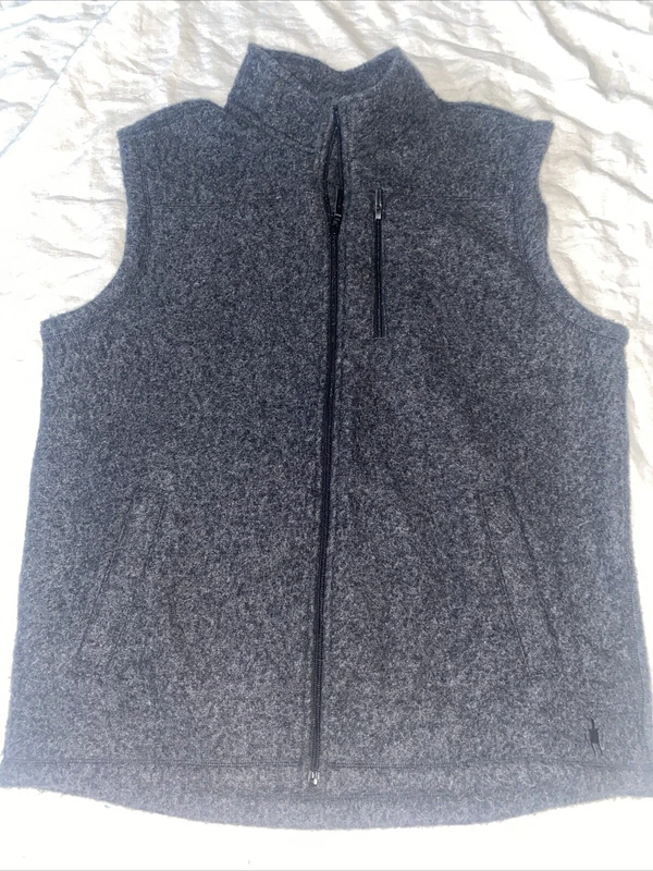 smartwool wool blend full zip mock neck machine washable jacket