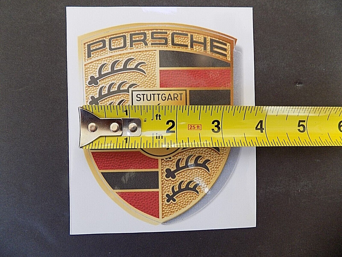 OEM Porsche 911 Carrera Gt3 Gt2 Crest Hood Badge Decal Sticker Wap