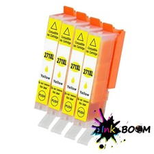4 Yellow Ink for PGI-270XL CLI-271XL Pixma MG5720 MG6820 TS5020 TS6020 MG7720