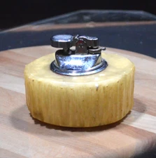 Hand Carved in Italy Genuine Alabaster Table Lighter