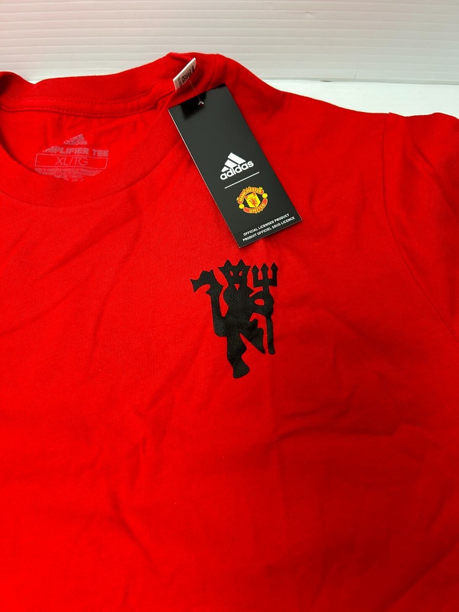 Cristiano Ronaldo Manchester United Adidas #7 XL T-Shirt Red