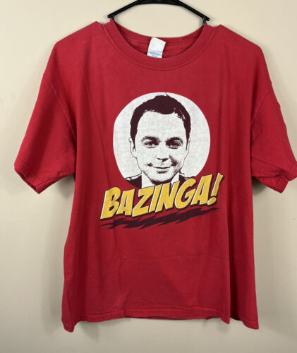 Official DC Comics Flash Logo T-Shirt Big Bang Theory Sheldon Coop Cartoon Merch