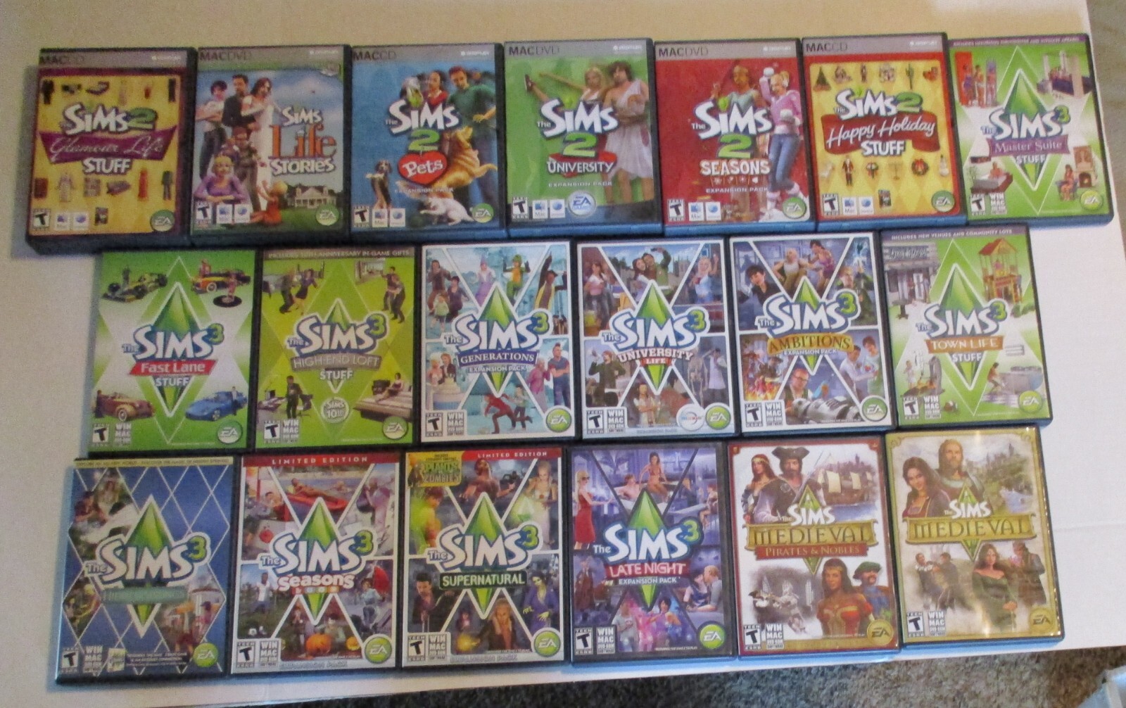 Sims Games Collection Sims PC Video Game Collection 3 Games - munimoro.gob.pe