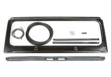 Omix-ada Black Windshield Frame Kit For 76-86 Jeep Cj5 Cj7 Scrambler 12006.12