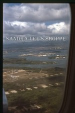 1984 Slide Hawaii Aerial View Pearl Harbor From Airplane #6732