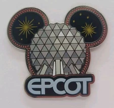 Disney Pin 2024 WDW Epcot Spaceship Earth Mickey Mouse & Fireworks #162610 New