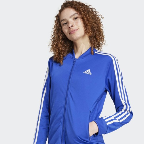 TUTA DONNA ADIDAS ESSENTIALS 3-STRIPES - IX1097 col. blu/bianco - Foto 4 di 6