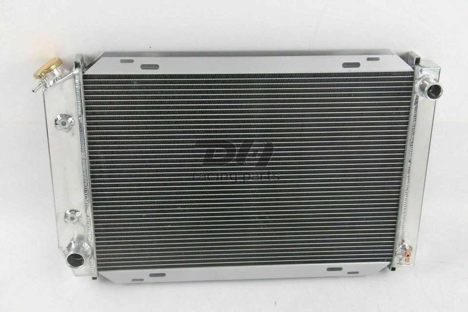DH Racing 4-Row Aluminum Radiator For Ford Mustang Thunderbird Mark VII 1979-1993