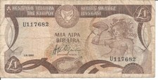 CYPRUS 1 POUND 01/11/1985