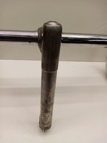 Vintage Chrome Steel Retro Road Bike Drop Handlebars with Stem Racing Bicycle - 第 6/12 張圖片