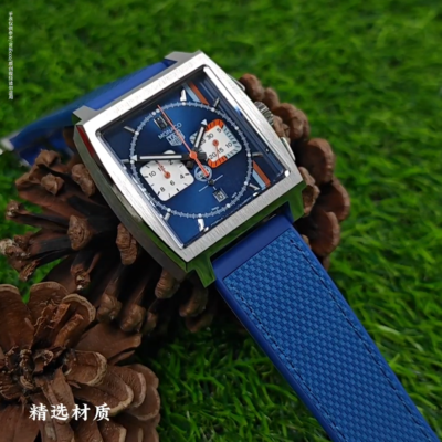 For Tag Heuer MONACO CBL2188 CBL2184/2183 Leather Silicone Watch