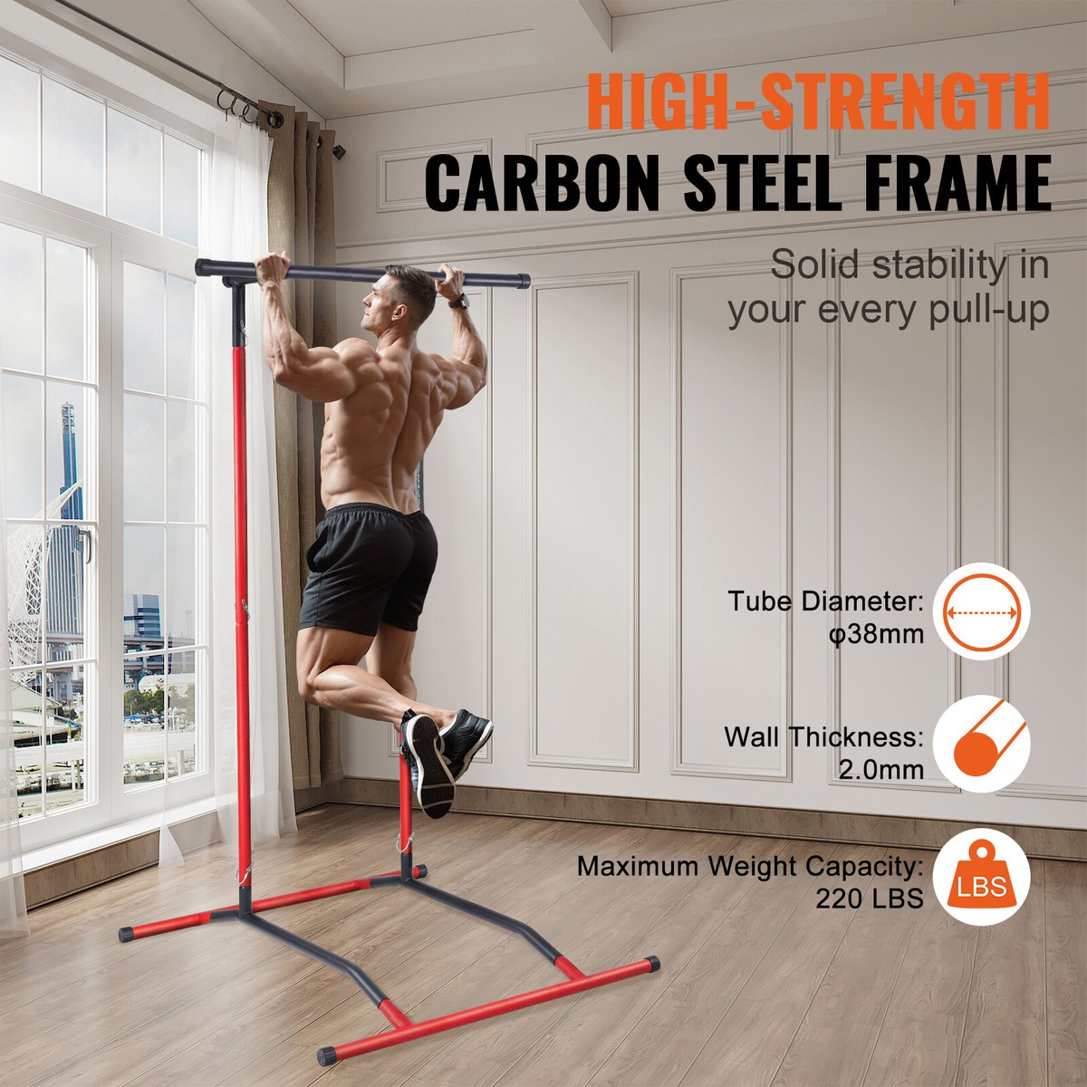 Hycco Moxufan Pull Up Station, Free Standing,Pull-up Rack With