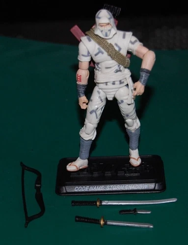 Storm Shadow Camo V22 GI JOE COBRA 25th Anniversary Loose COMPLETE