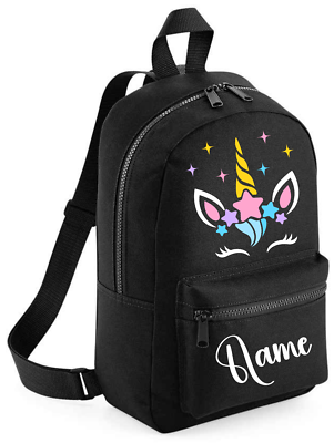 Personalisierter Kinderrucksack - Jeder Name Einhorn Mädchen Jungen Back To School Bag - Schweiz