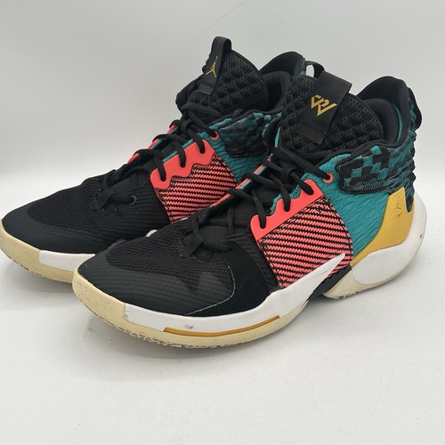 Air Jordan Why Not Zero.2 BHM X Russell Westbrook Blk/Mulicolor CI6294-001 Sz 14