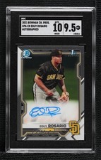 2021 Bowman Chrome Prospect Auto Eguy Rosario #CPA-ER SGC 9.5 Mint+ Auto 0u56