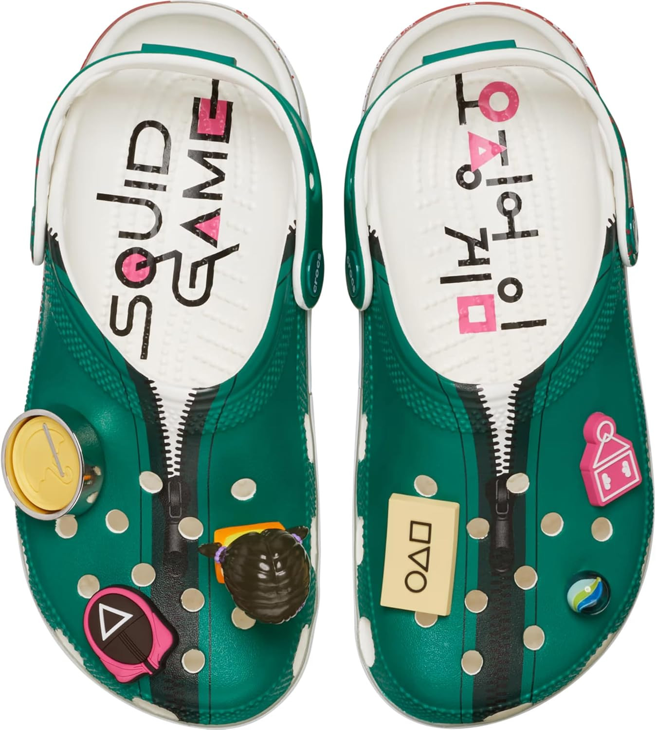 Crocs Unisex-Adult Squid Game Classic Clogs 13 Women/11 Men, Multi
