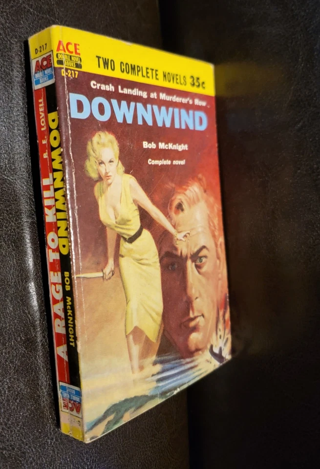 Downwind Bob McKnight A Rage To Kill B.E. Lovell Ace D-217 PBO 1957 GGA NICE - Image 3 of 4