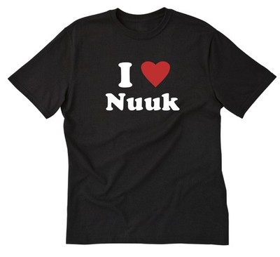 I Love Nuuk T-shirt I Heart Nuuk Shirt Greenland Travel
