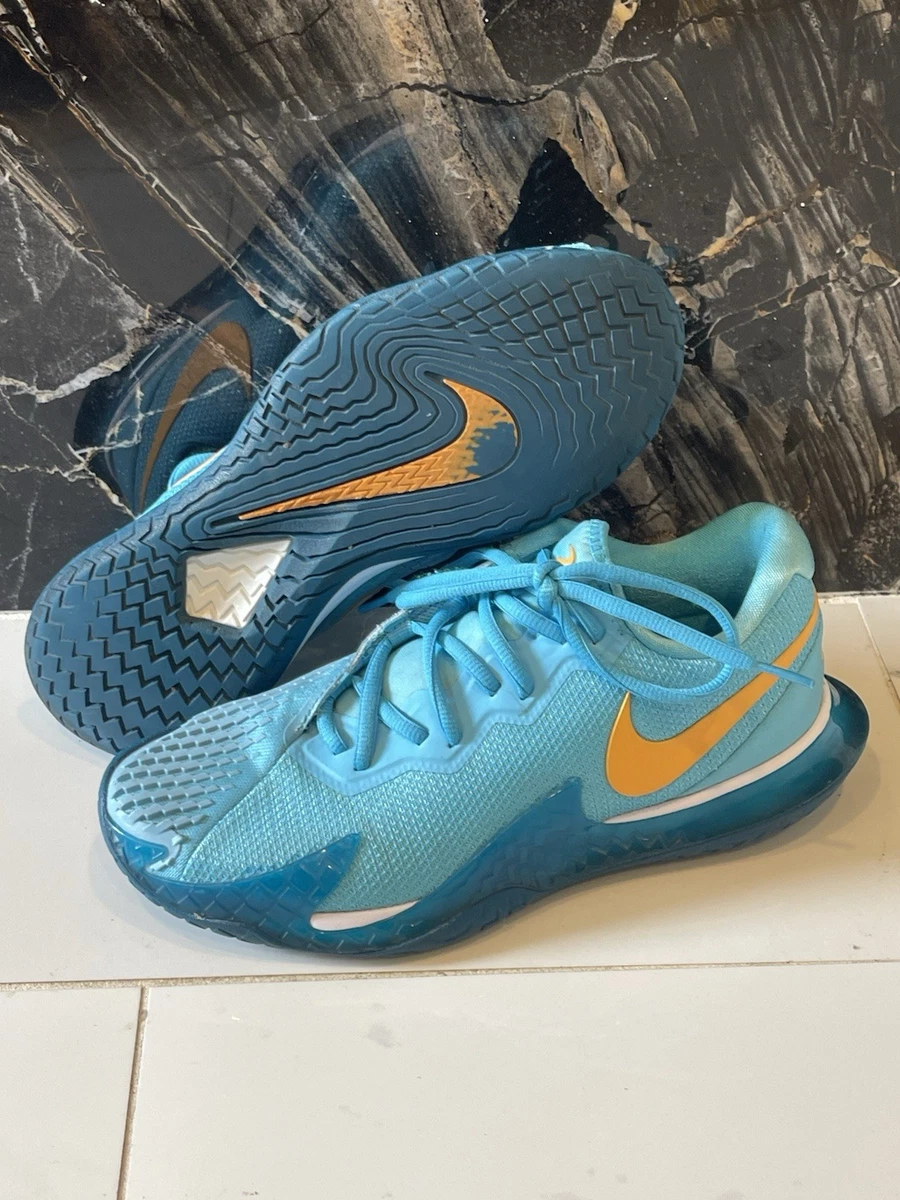 NikeCourt Zoom Vapor Cage 4 Rafa Baltic Blue Vivid Orange for Sale