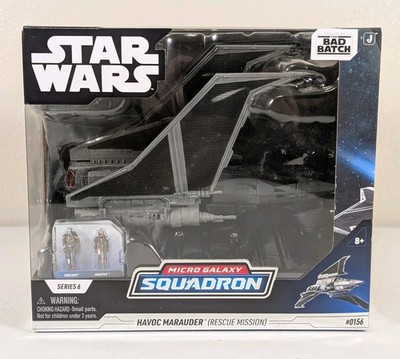 Star Wars Micro Galaxy Squadron Bad Batch Havoc Marauder Ship (Rescue Mission)