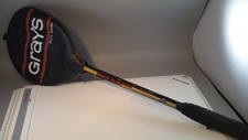 Grays Of Cambridge "Club"- fibre composite-Squash Racket With Cover .Rare-excell