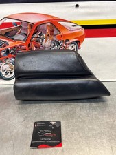 Porsche 928 rear left seat cushion, blue, leather, used 92852205951