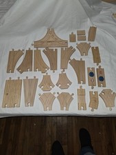 Wooden Train Track Switches Junctions BRIO Thomas Compatible Lot Used