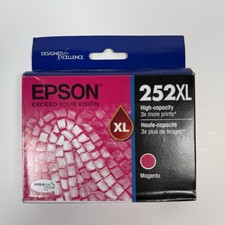 EPSON 252XL High Capacity Magneta Ink Cartridge T252XL320 Printer New