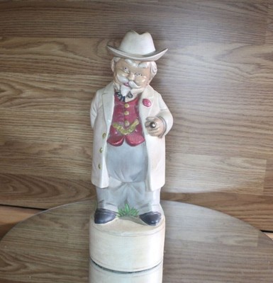 Bourbon Decanter Southern Gentleman Boss Hog Vintage 1982 KFC Col Sanders EUC