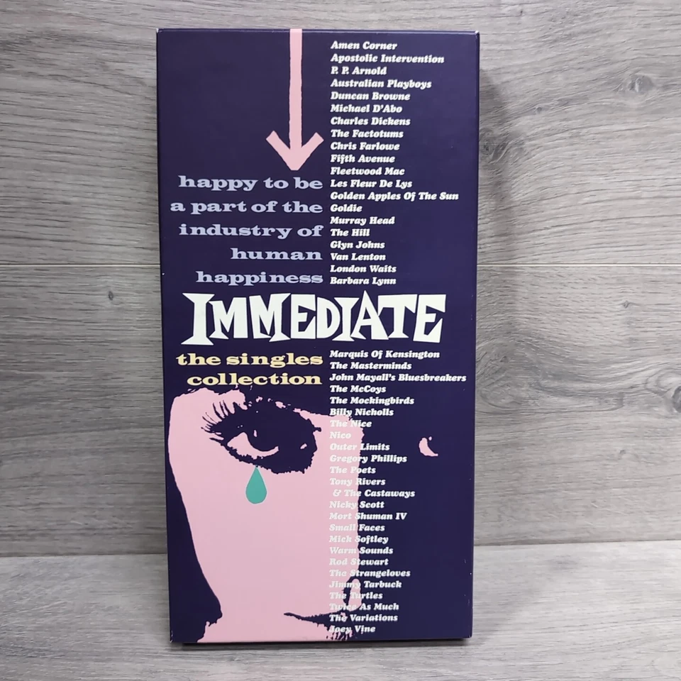 Various – The Immediate Singles Collection - 6 CD Box Set + Booklet - Longbox VG Foto 2 de 4