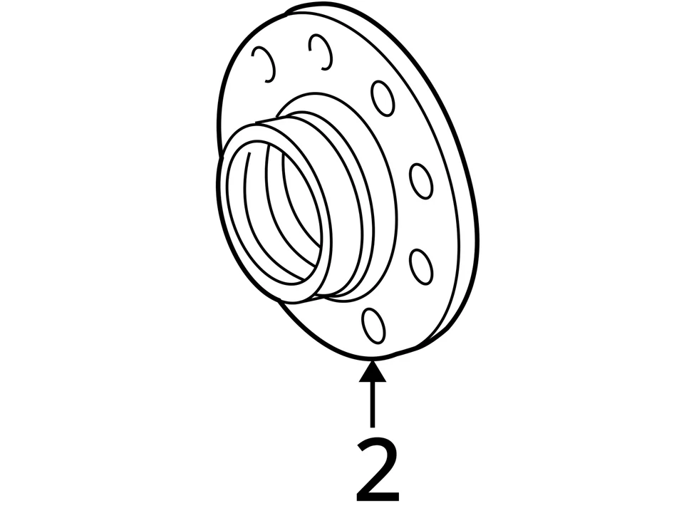 SE ADAPTA A SAAB SATURN 900 1994-2005 9-3 BUJE FRT WHL 90496444 - NUEVO OEM 90496444 Foto 3 de 3